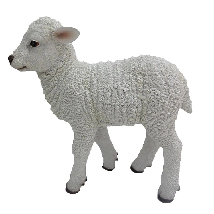 Álló bárány szobor