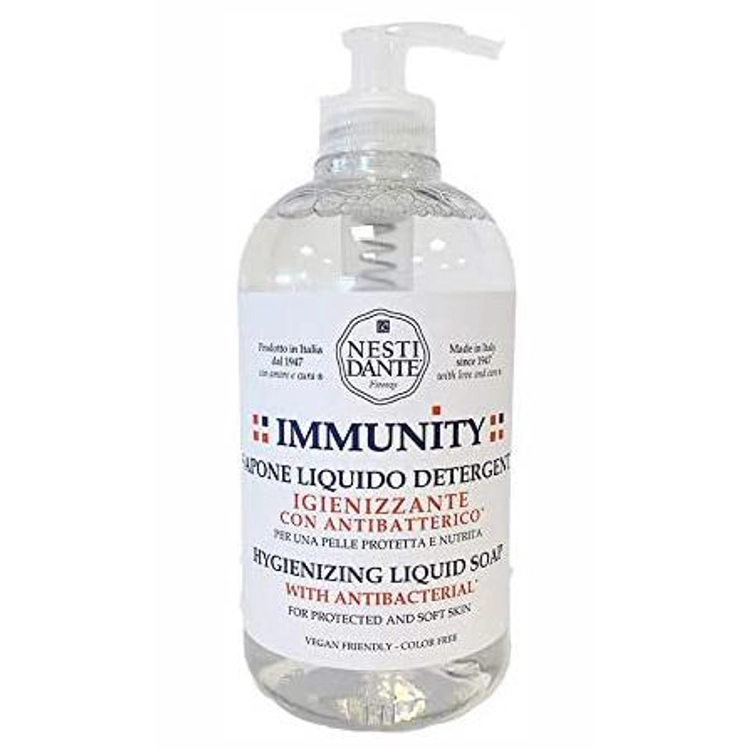 Immunity antibakteriális SLS mentes  folyékony szappan, bőrbarát, gyerekek is használhatják, 500ml