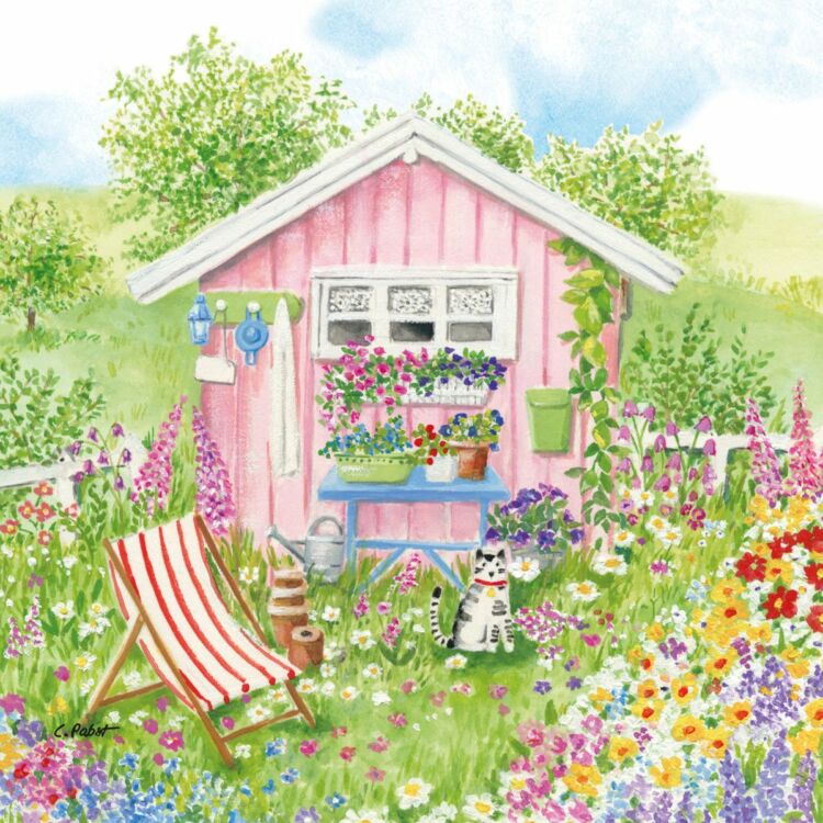 Maison Rose papírszalvéta 33x33cm, 20db-os