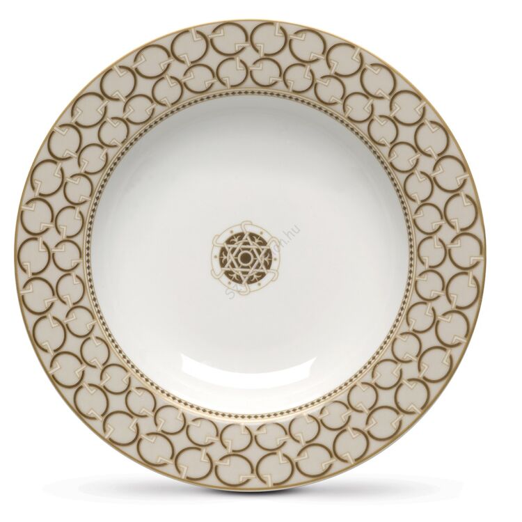 Porcelán mélytányér - 21,5cm - Déco