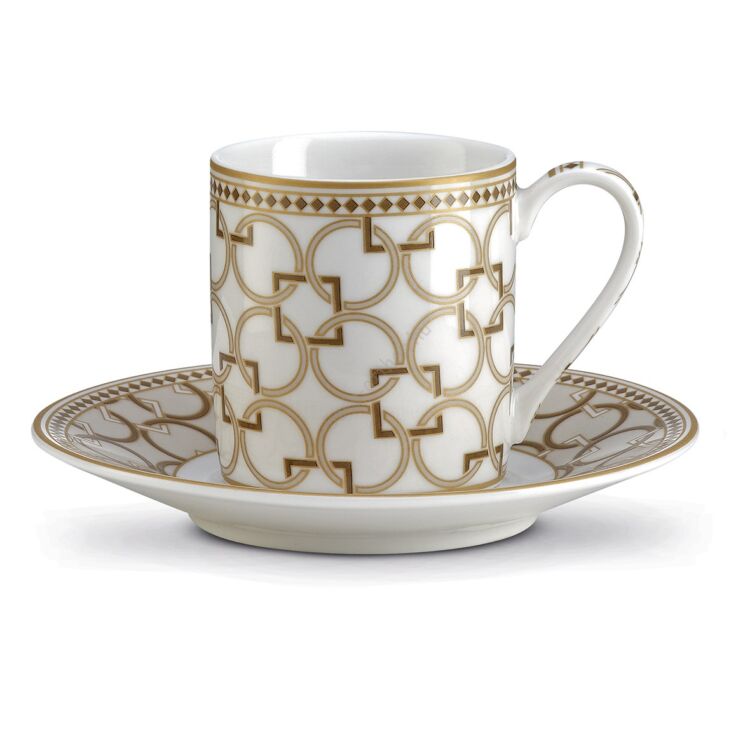 Porcelán kávéscsésze szett - 80ml - Déco
