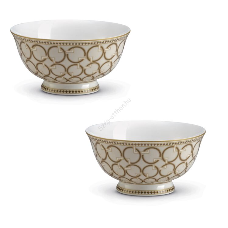 Porcelán tálka szett - 11cm - Déco