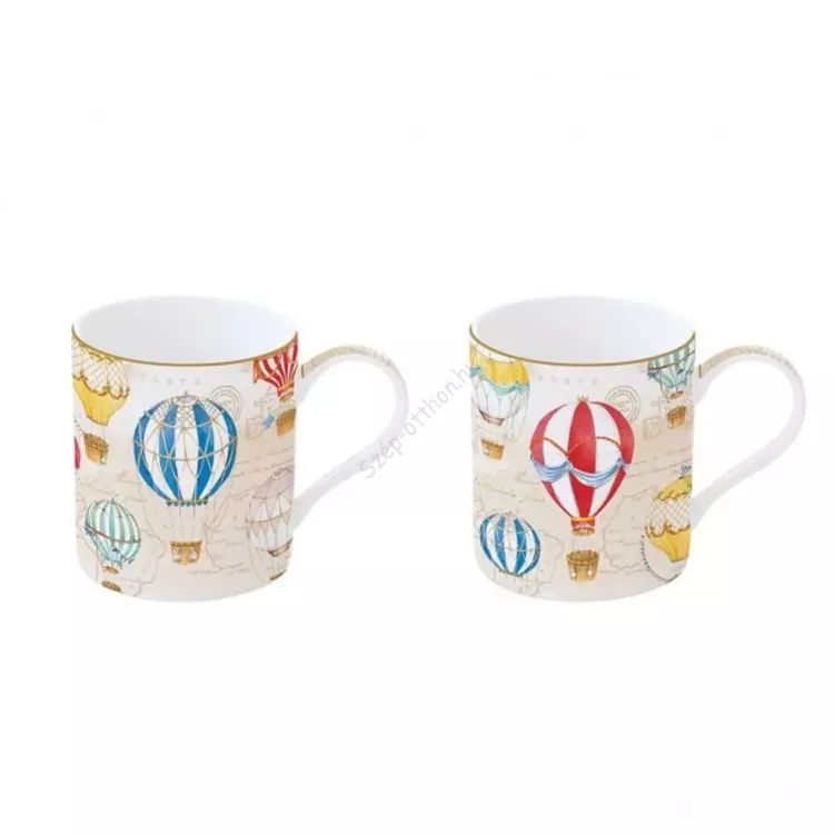 Porcelán bögre szett - 350ml - Air Ballons