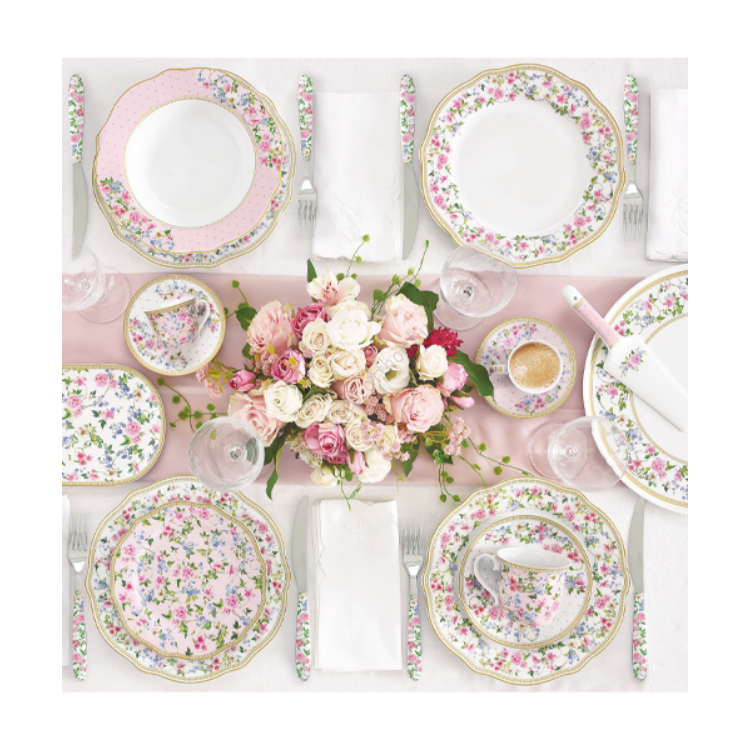 Porcelán bögre 275ml dobozban, Garden Joy