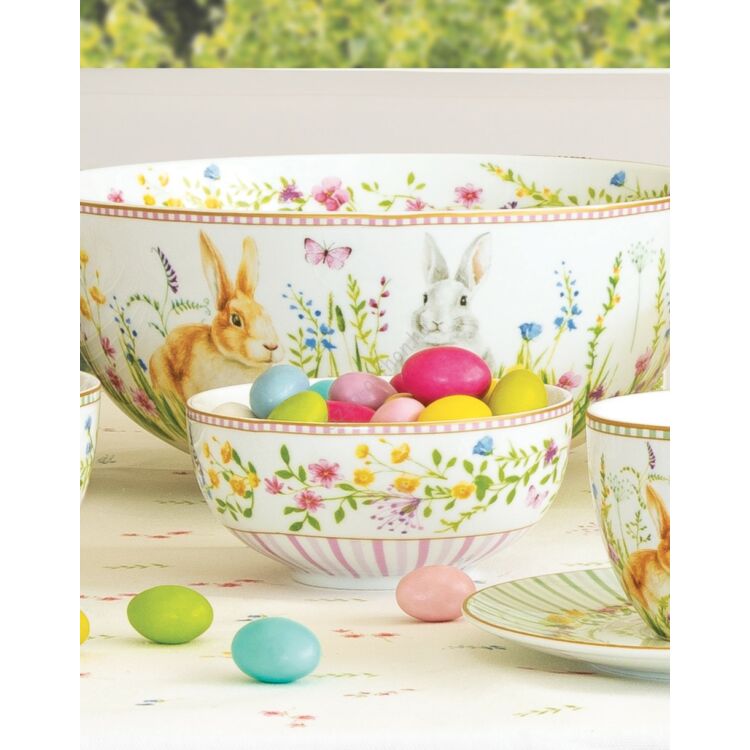 Porcelán fakanáltartó - Happy Easter