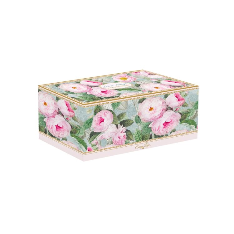 Porcelán bögre szett - 350ml - Roses in Bloom