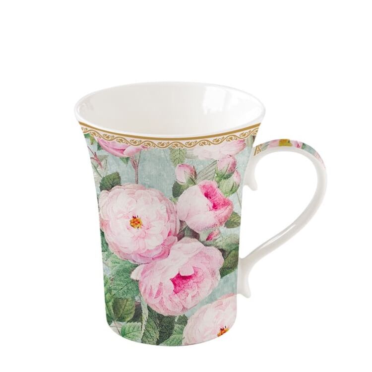Porcelán bögre - 360ml - Roses in Bloom