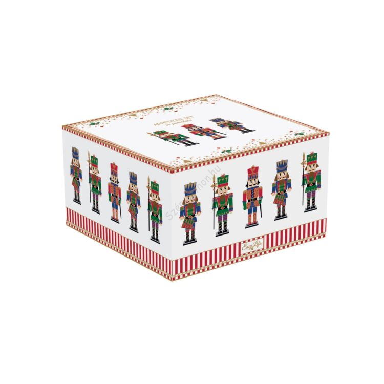 Diótörő Karácsonyi porcelán 3 részes kínáló szett - Nutcrackers