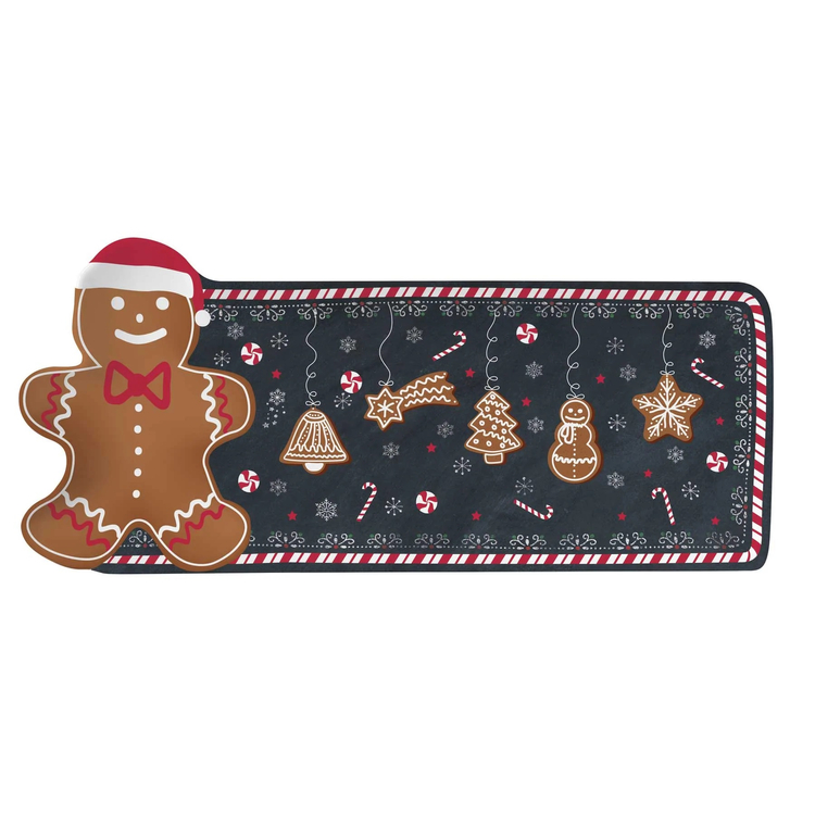 Mézeskalács Karácsonyi Porcelán tálca - Gingerbread